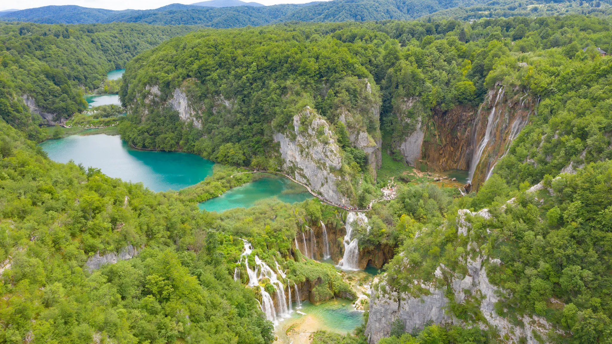 Plitvice desde lo alto